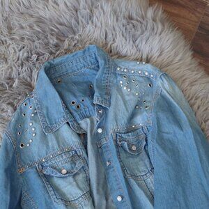 Cute Cowgirl Jean Shirt By Nevada